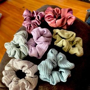 7 piece scrunchies